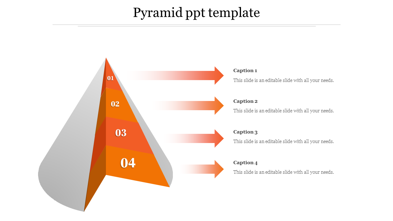 Free - Affordable Pyramid PPT Template Presentation Slide Themes